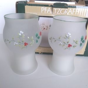 Pfaltzgraff Winterberry Candle Holders